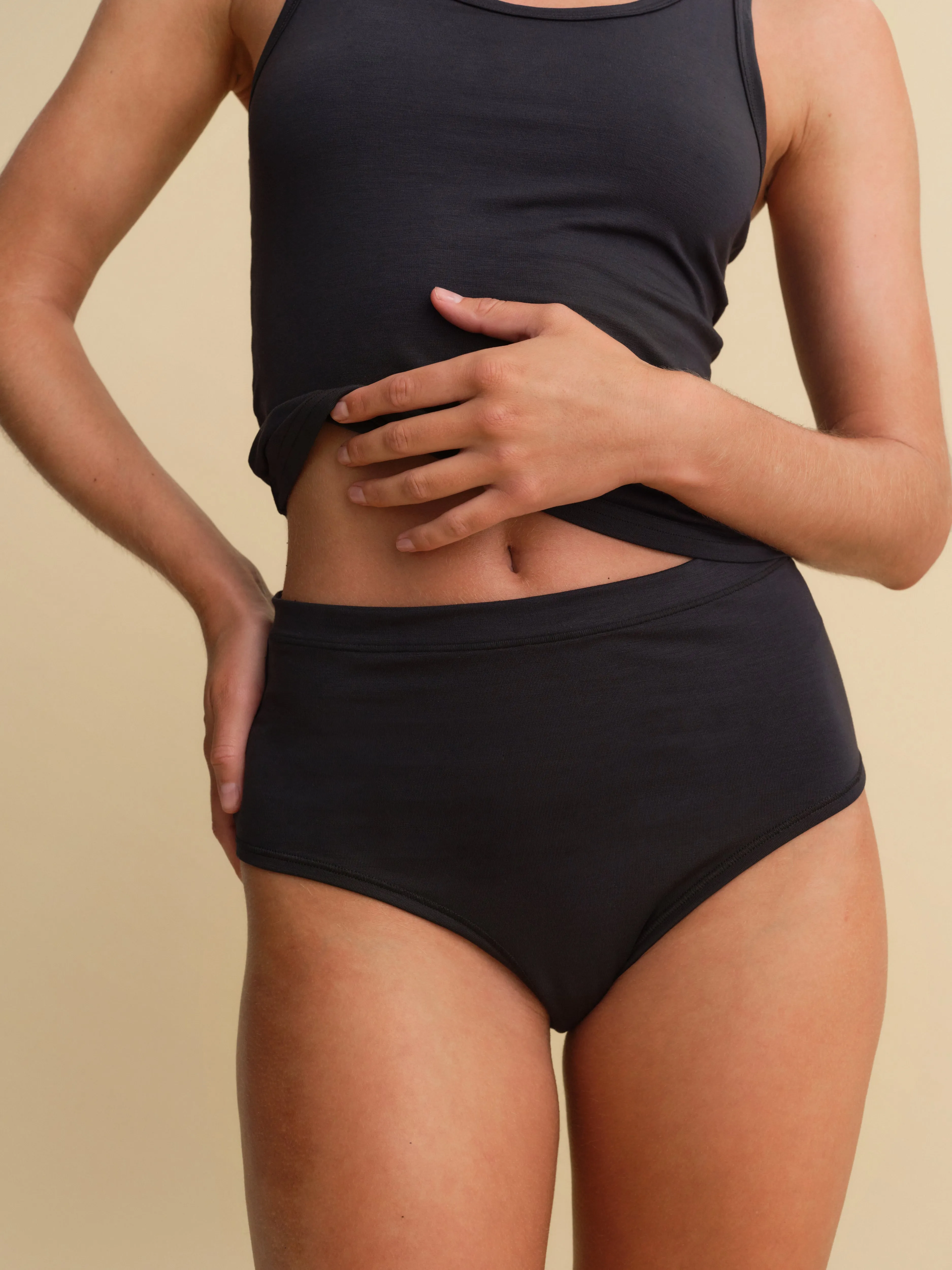 Tencel Comfort High Rise Cheeky Brief sold by MATE the Label product image thumbnail 5