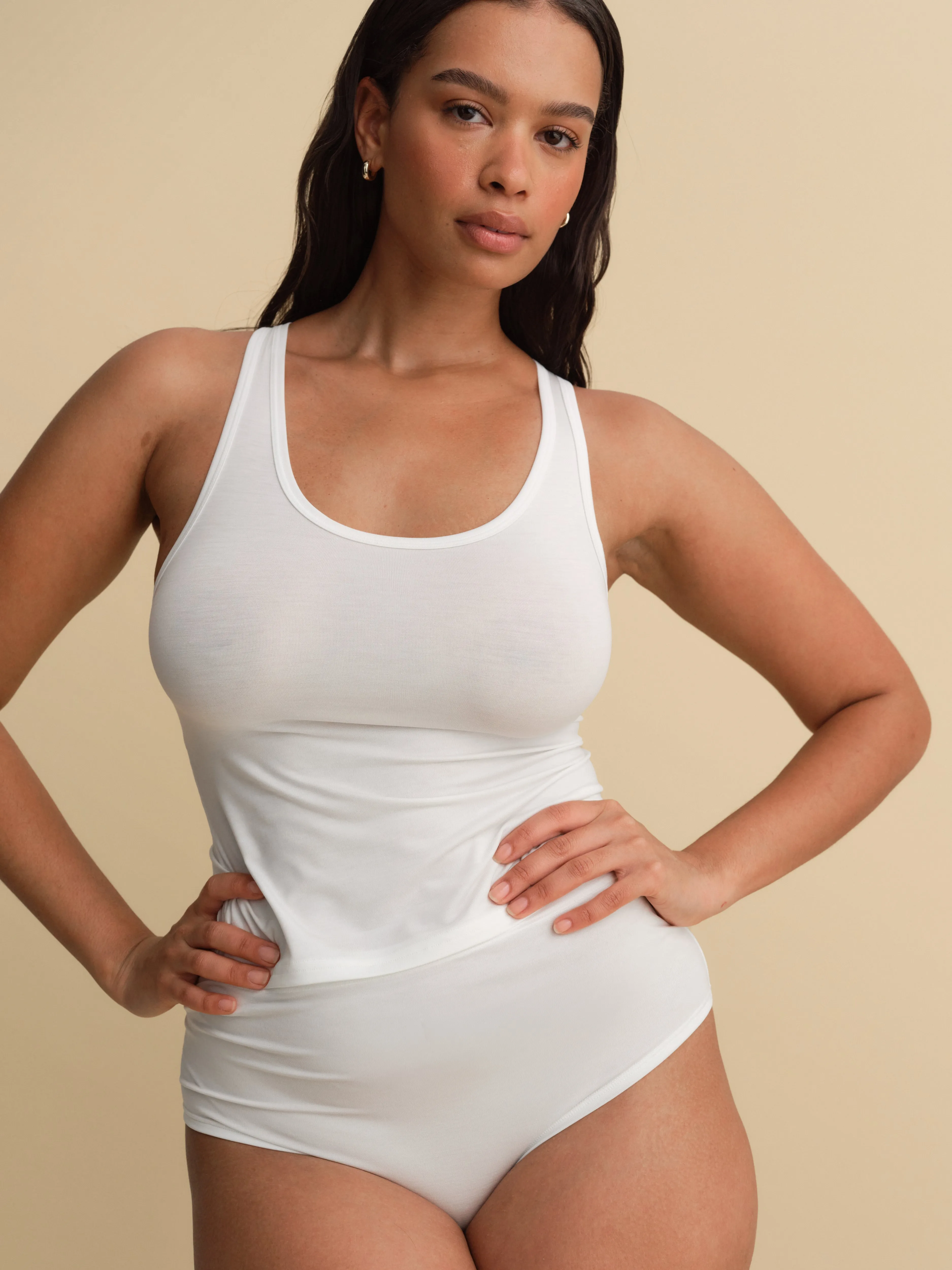 Tencel Comfort Easy Tank sold by MATE the Label product image thumbnail 5