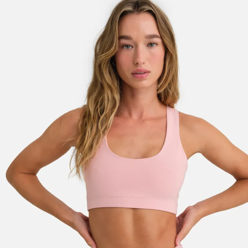 Organic Stretch Sports Bra sold by MATE the Label