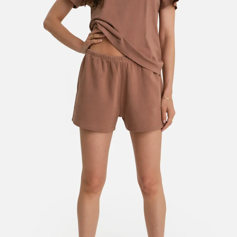 Organic Lightweight Terry Track Shorts sold by MATE the Label