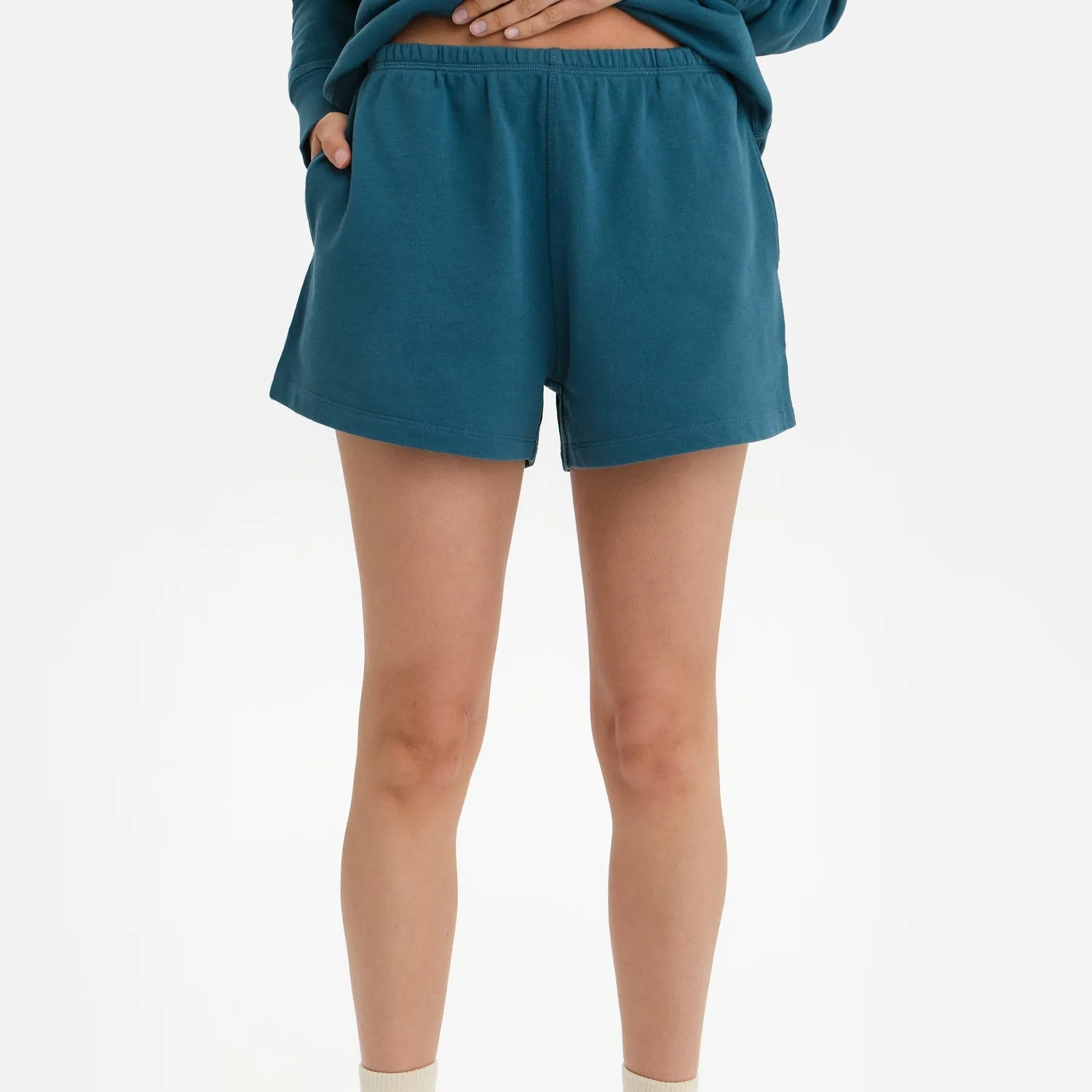 Organic Lightweight Terry Track Shorts sold by MATE the Label