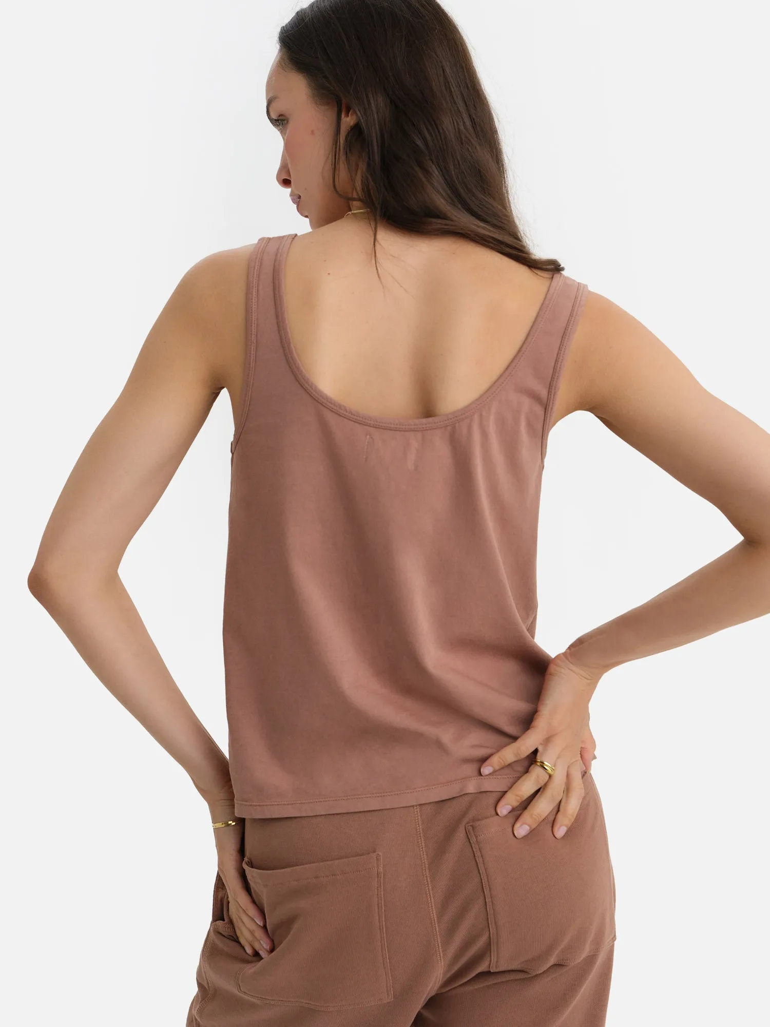 Organic Cotton Layering Tank sold by MATE the Label product image thumbnail 5