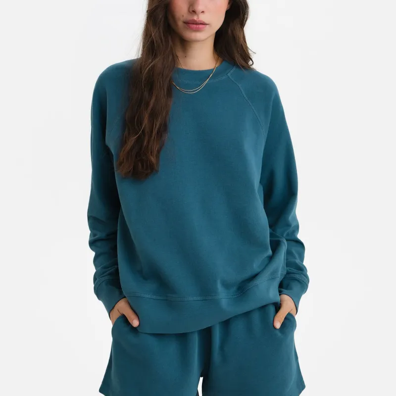 Organic Lightweight Terry Raglan Sweatshirt sold by MATE the Label