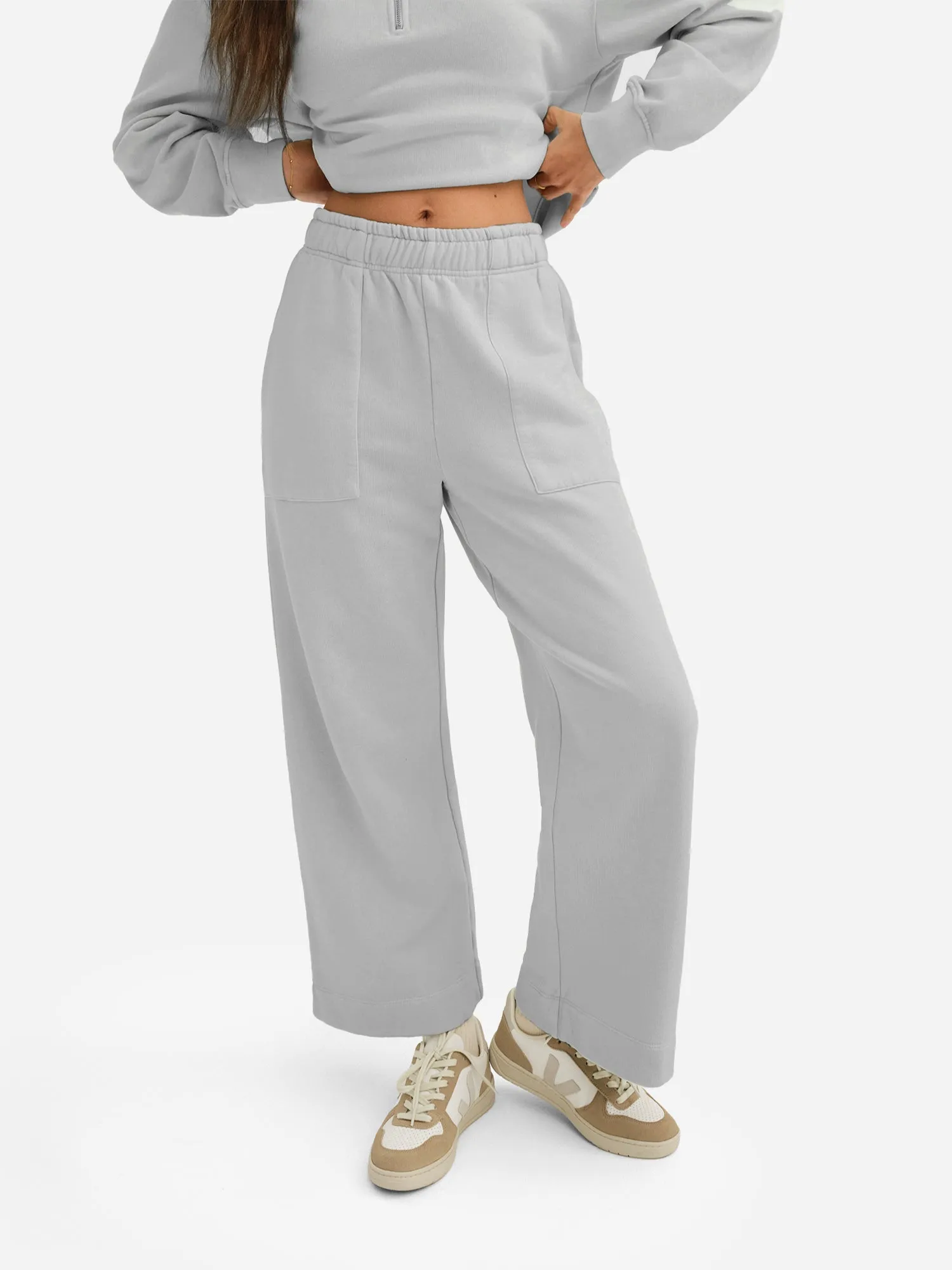Organic Fleece Wide Leg Pant sold by MATE the Label product image thumbnail 2