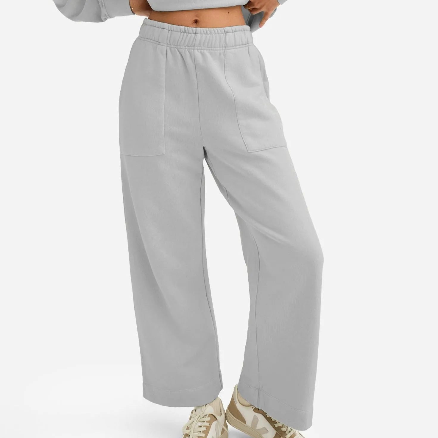 Organic Fleece Wide Leg Pant sold by MATE the Label