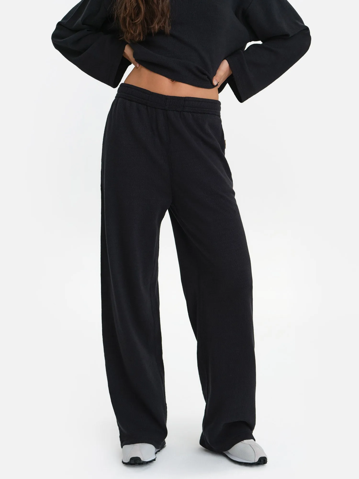Textured Knit Straight Leg Pant sold by MATE the Label product image thumbnail 2