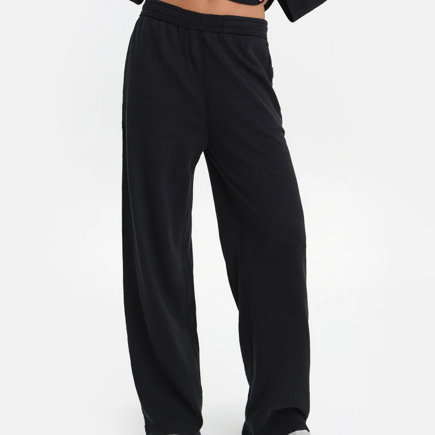 Textured Knit Straight Leg Pant sold by MATE the Label