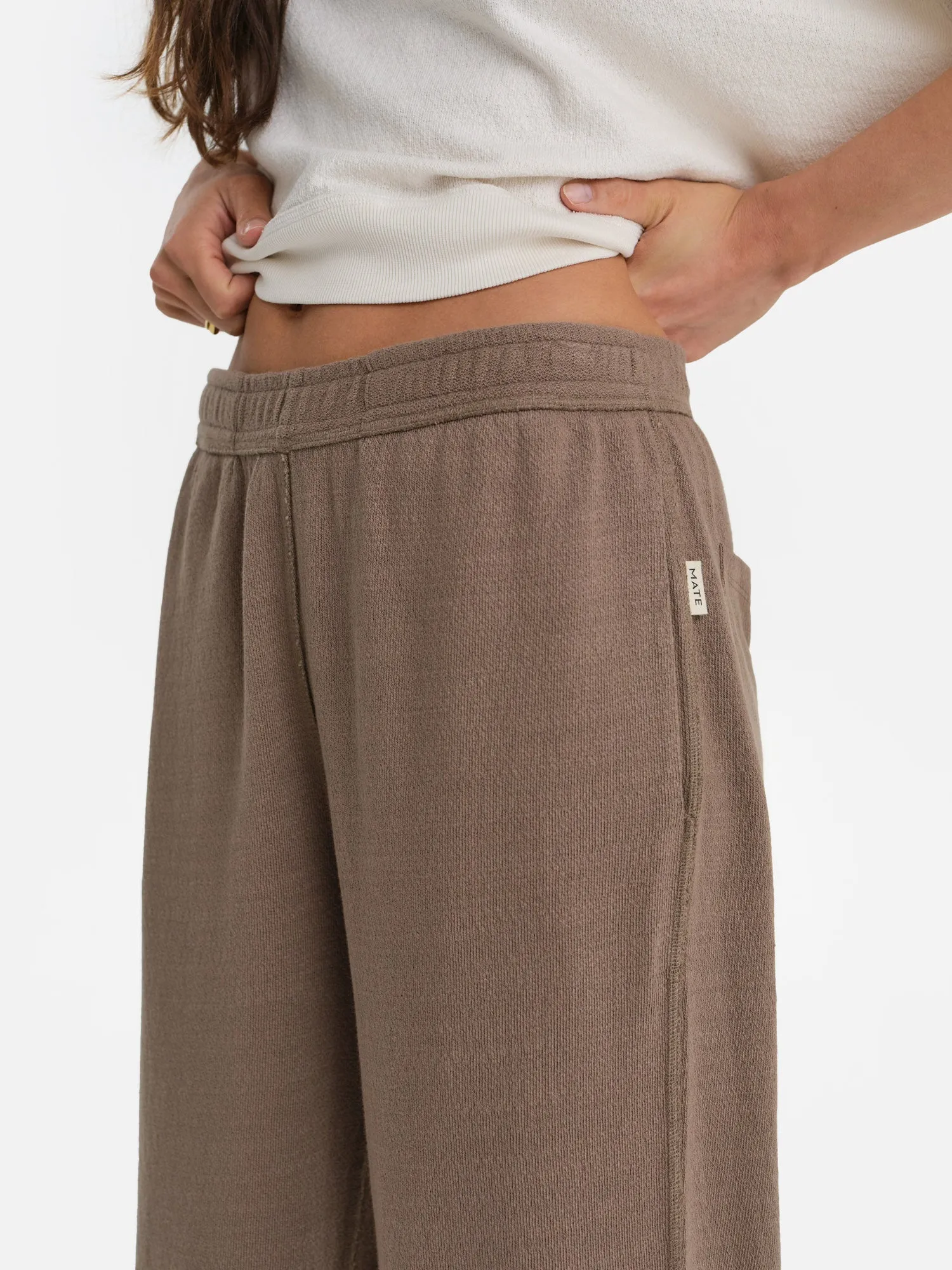 Textured Knit Straight Leg Pant sold by MATE the Label product image thumbnail 3