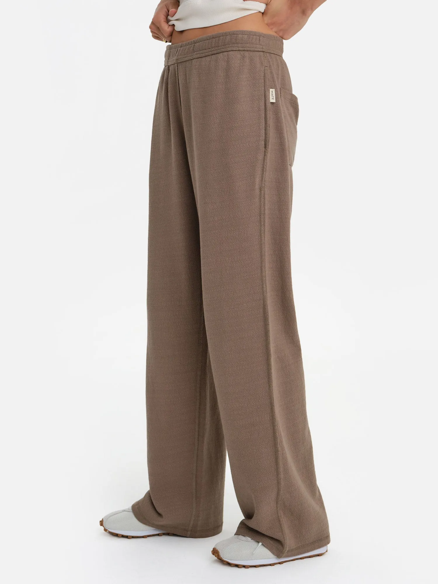 Textured Knit Straight Leg Pant sold by MATE the Label product image thumbnail 4