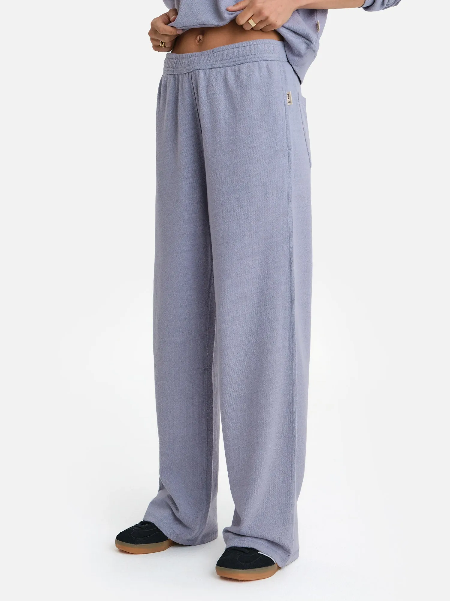 Textured Knit Straight Leg Pant sold by MATE the Label product image thumbnail 4