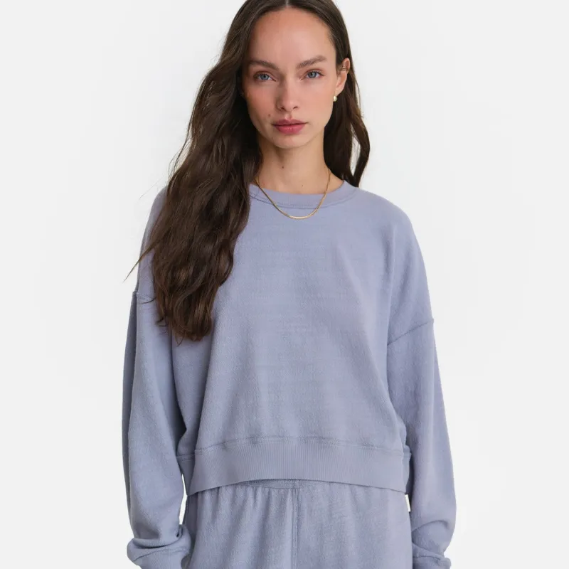 Textured Knit Crewneck Pullover sold by MATE the Label