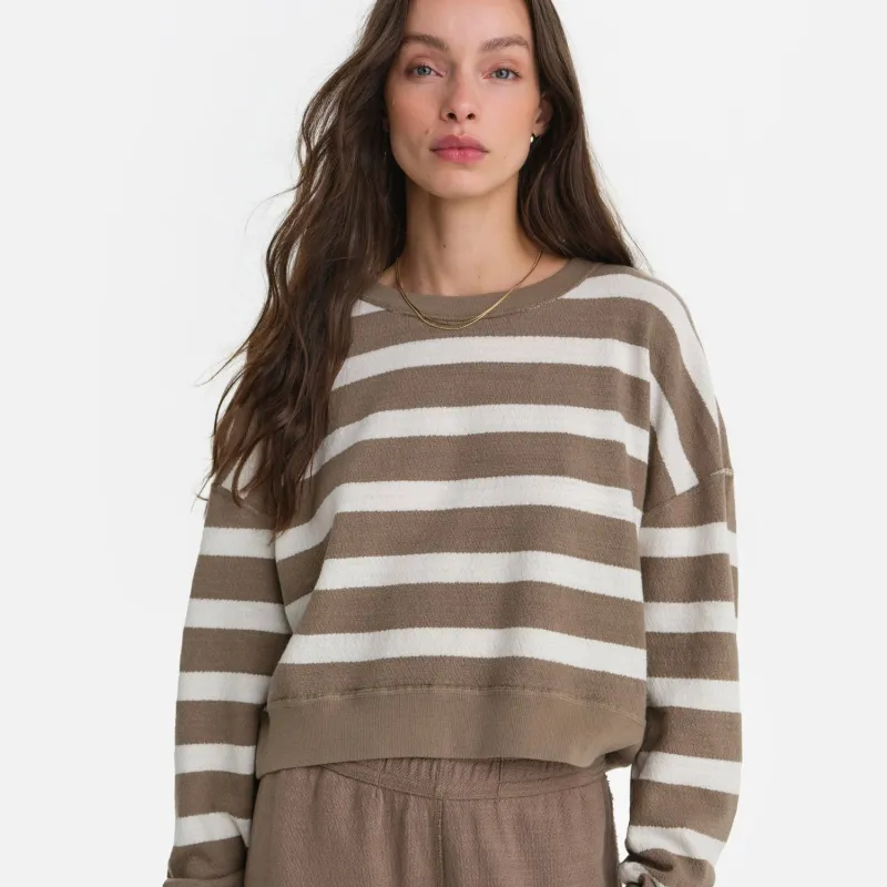 Textured Knit Crewneck Pullover sold by MATE the Label
