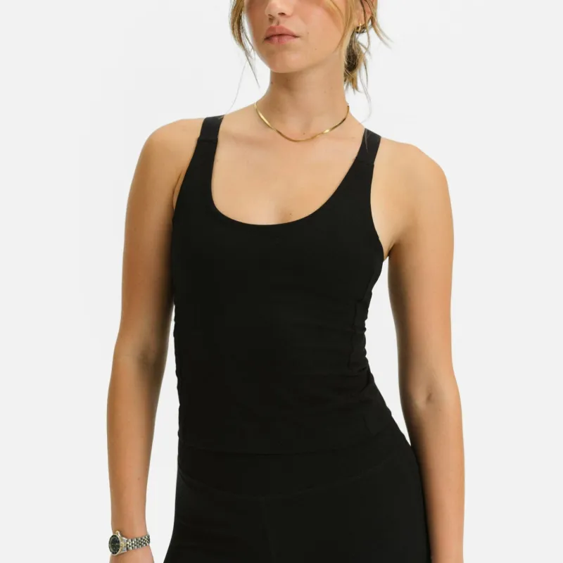 Organic Stretch U-Neck Tank sold by MATE the Label