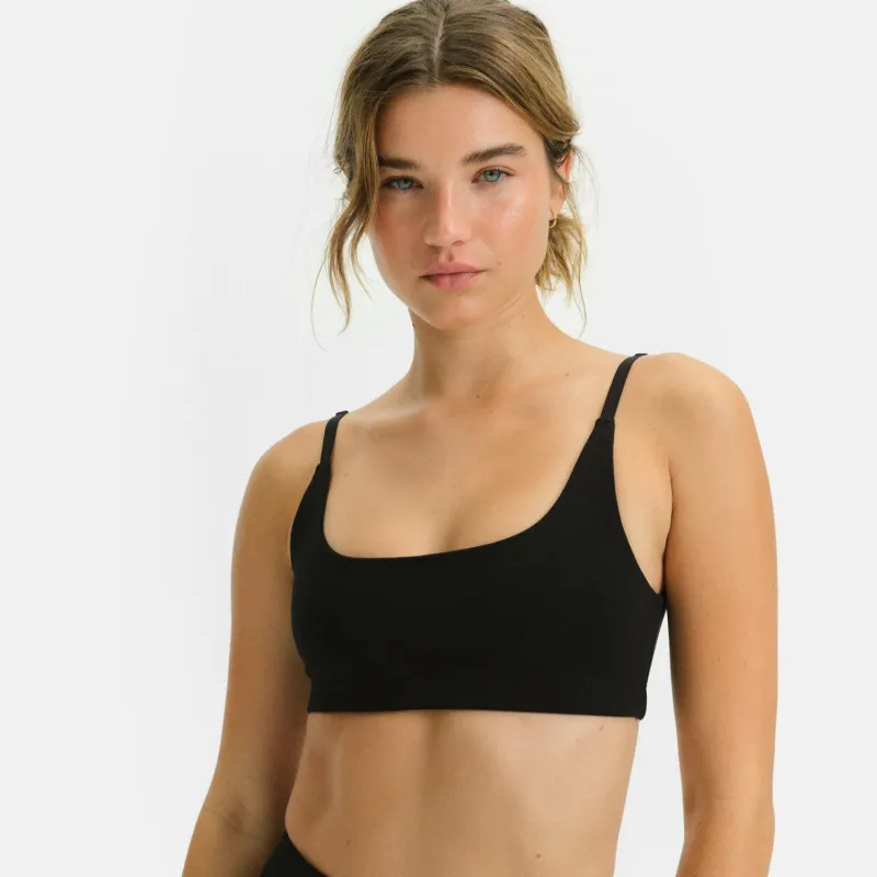 Organic Stretch Scoop Bra sold by MATE the Label