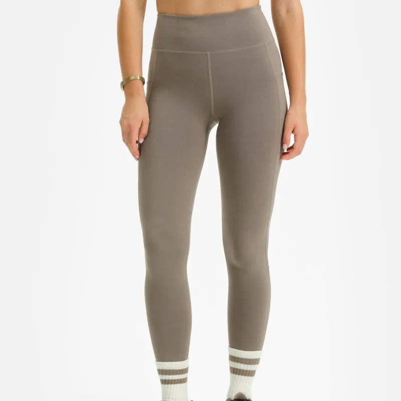 Organic Stretch Midi Legging with Pockets sold by MATE the Label