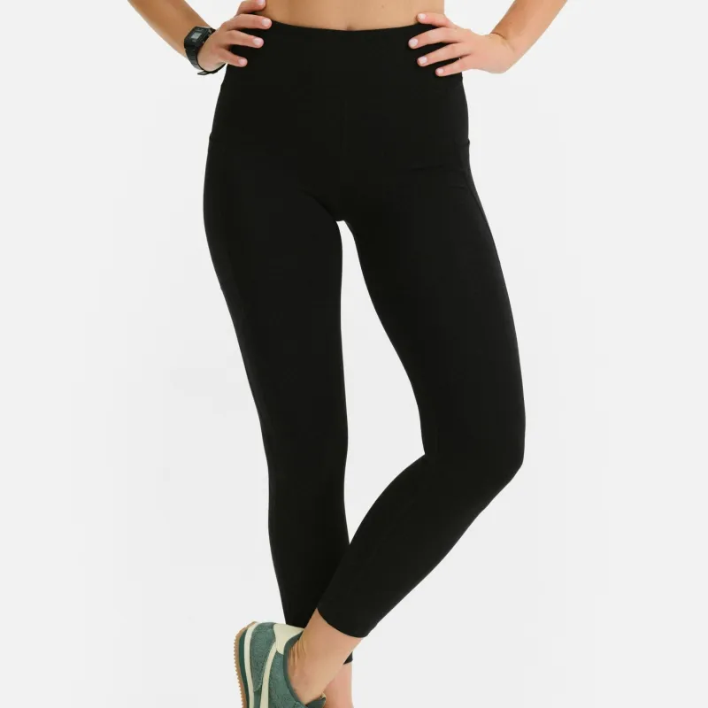 Organic Stretch Midi Legging with Pockets sold by MATE the Label