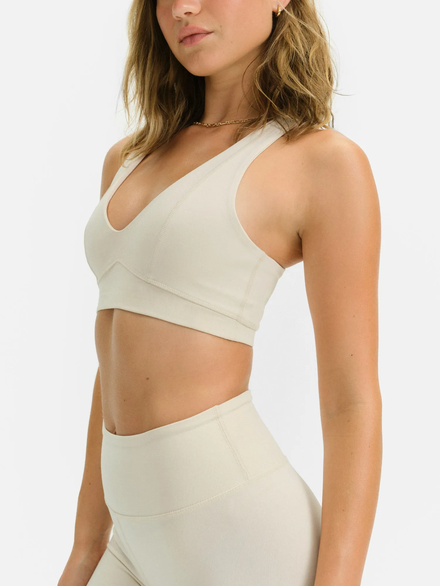 Organic Stretch V-Neck Bra sold by MATE the Label product image thumbnail 3