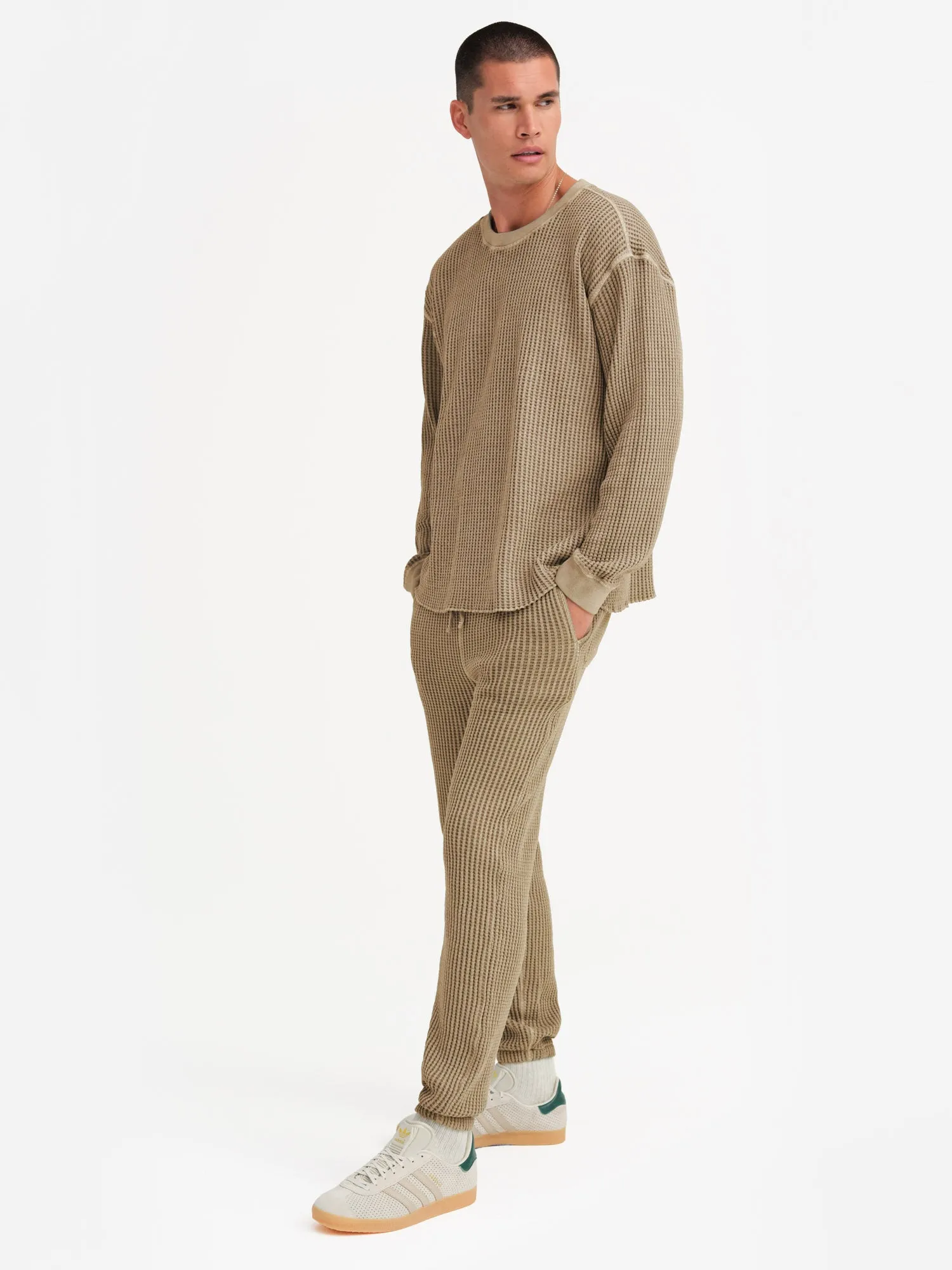 Men's Organic Waffle Sweatpant sold by MATE the Label product image thumbnail 4