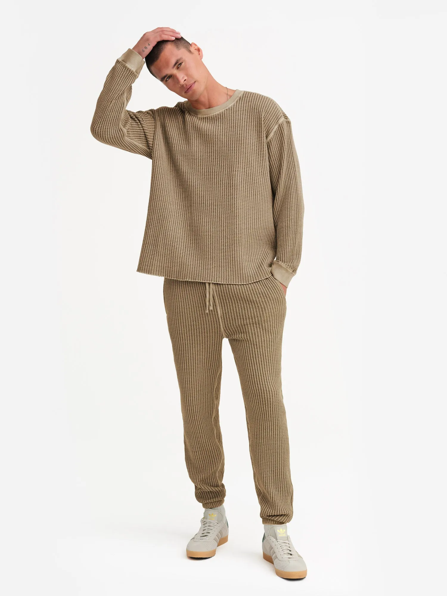 Men's Organic Waffle Sweatpant sold by MATE the Label product image thumbnail 2