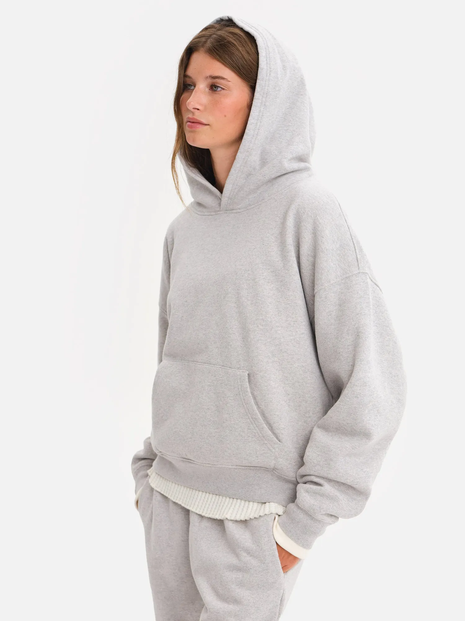 Organic Fleece Pocket Hoodie sold by MATE the Label product image thumbnail 4