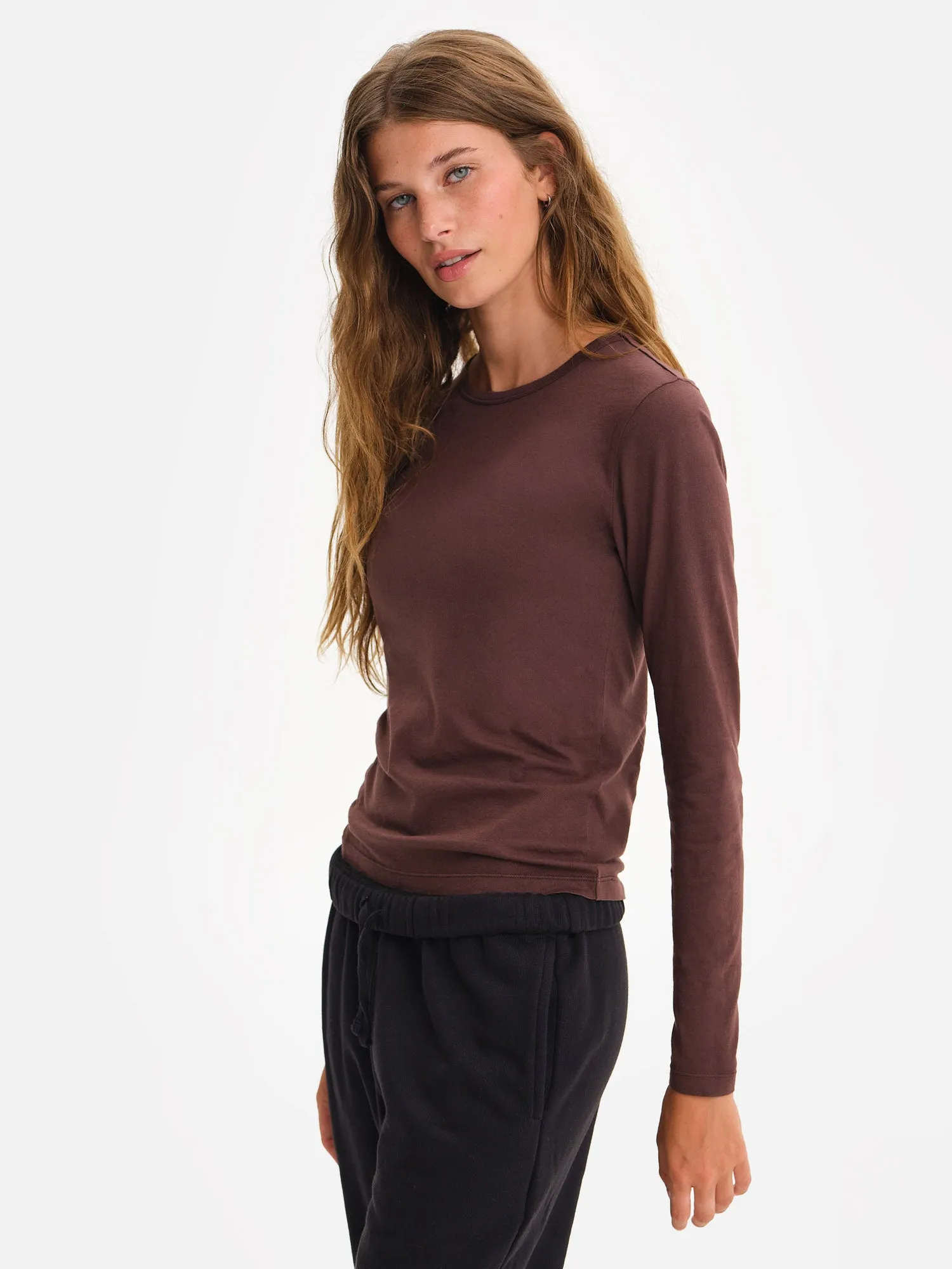 Organic Cotton Long Sleeve Layering Tee sold by MATE the Label product image thumbnail 4