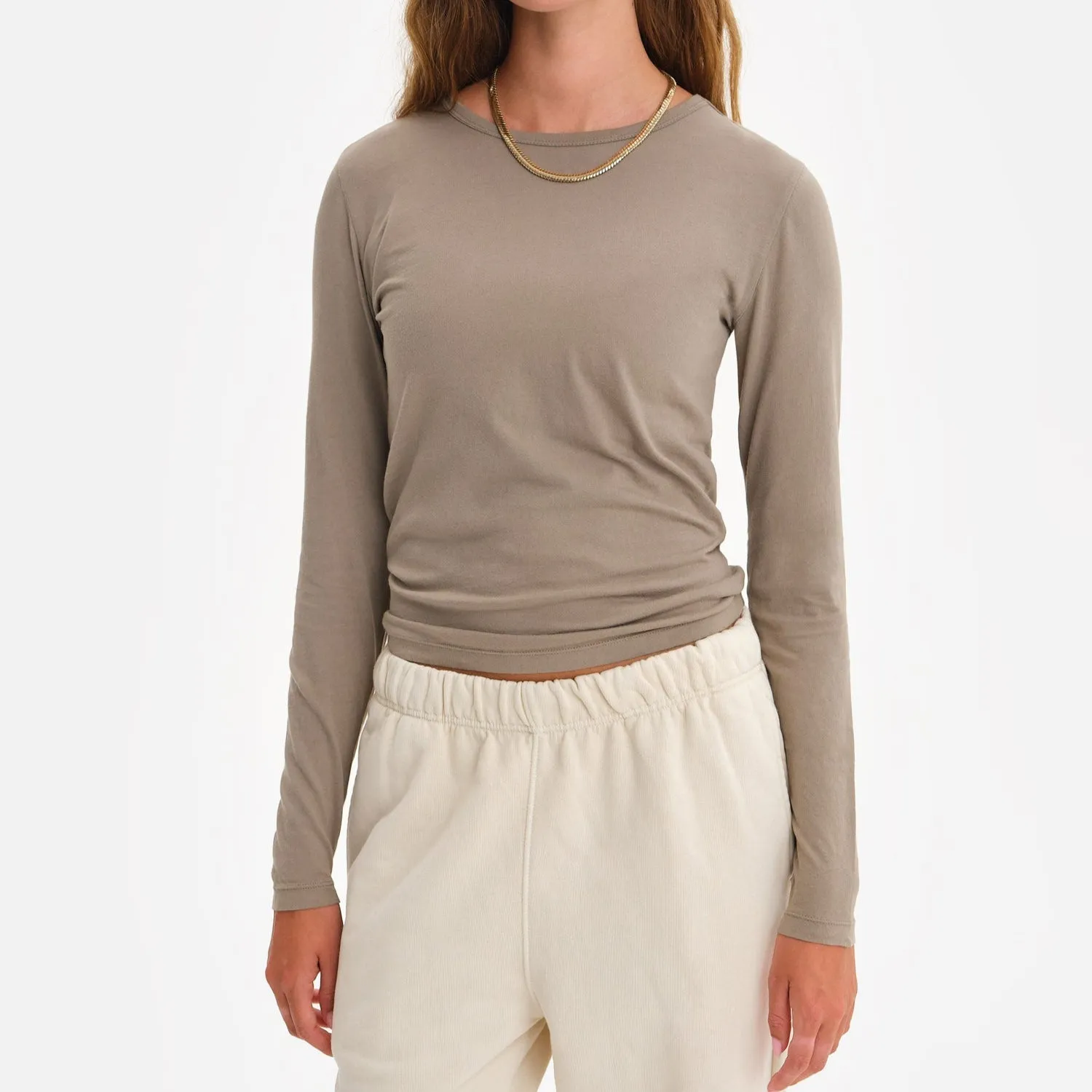 Organic Cotton Long Sleeve Layering Tee sold by MATE the Label