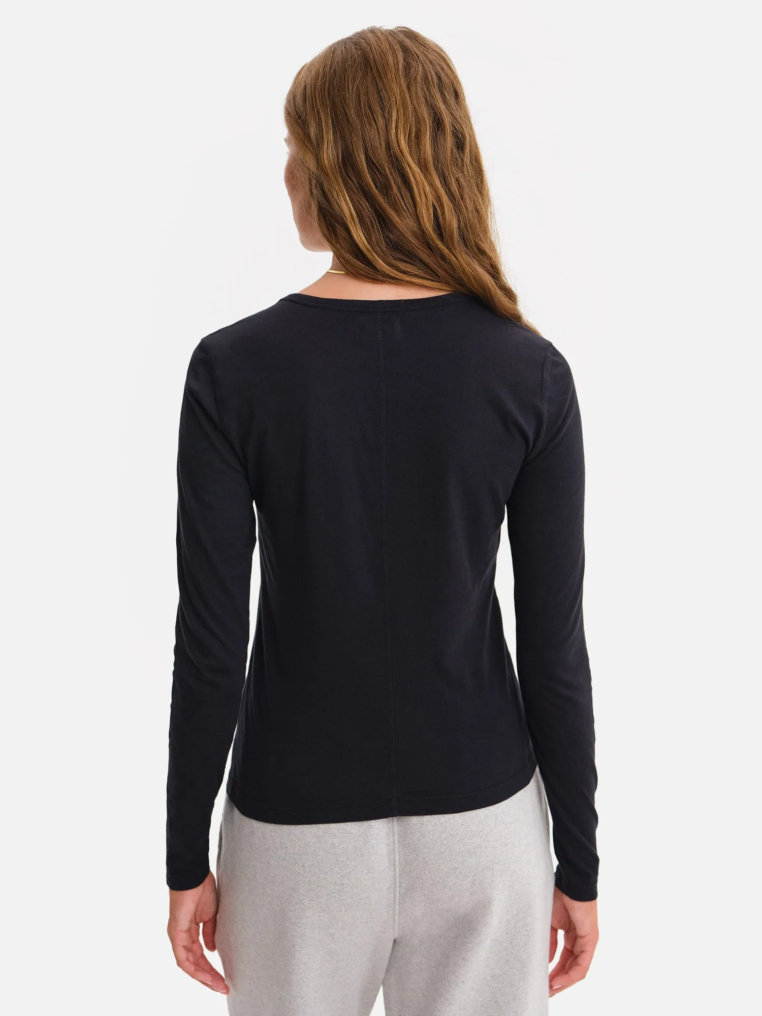 Organic Cotton Long Sleeve Layering Tee sold by MATE the Label product image thumbnail 5