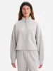 Organic Fleece Cropped Half-Zip Sweatshirt sold by MATE the Label