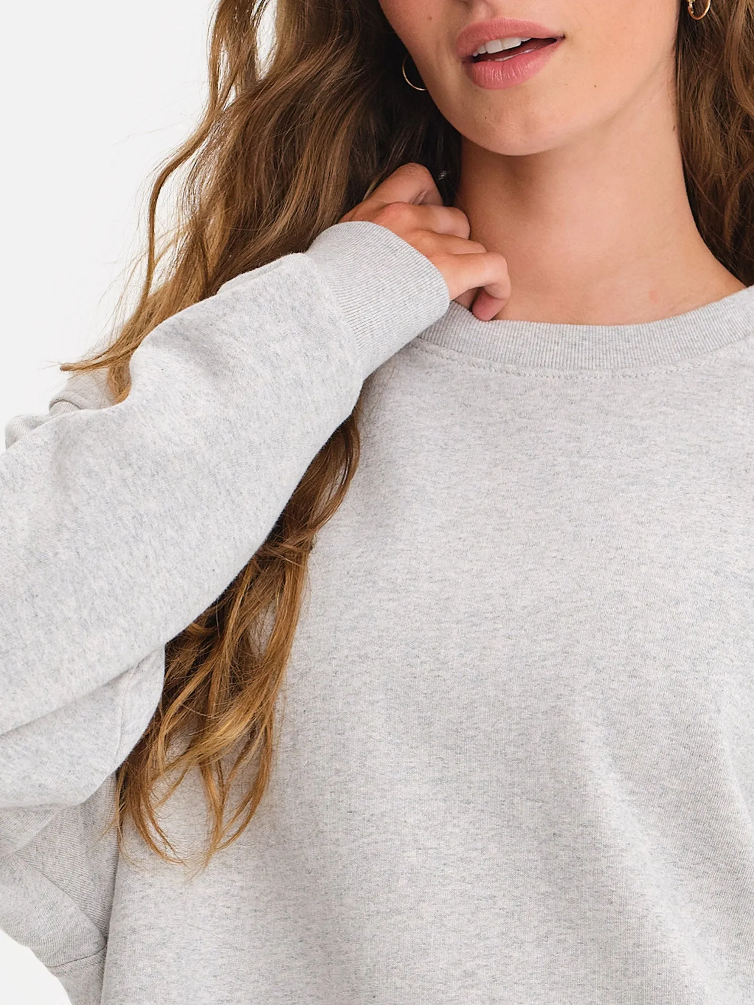 Organic Fleece Boyfriend Sweatshirt sold by MATE the Label product image thumbnail 3