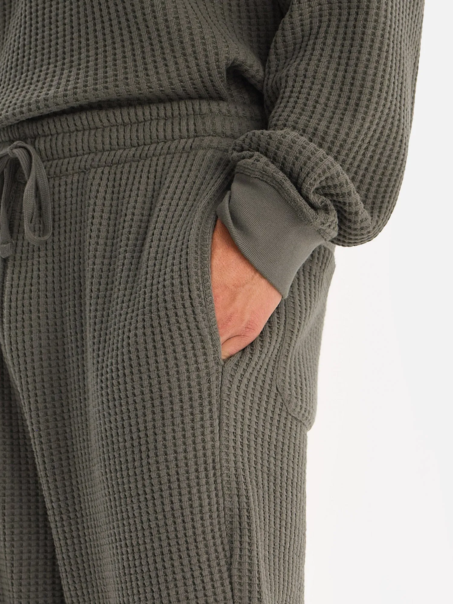Men's Organic Waffle Sweatpant sold by MATE the Label product image thumbnail 3