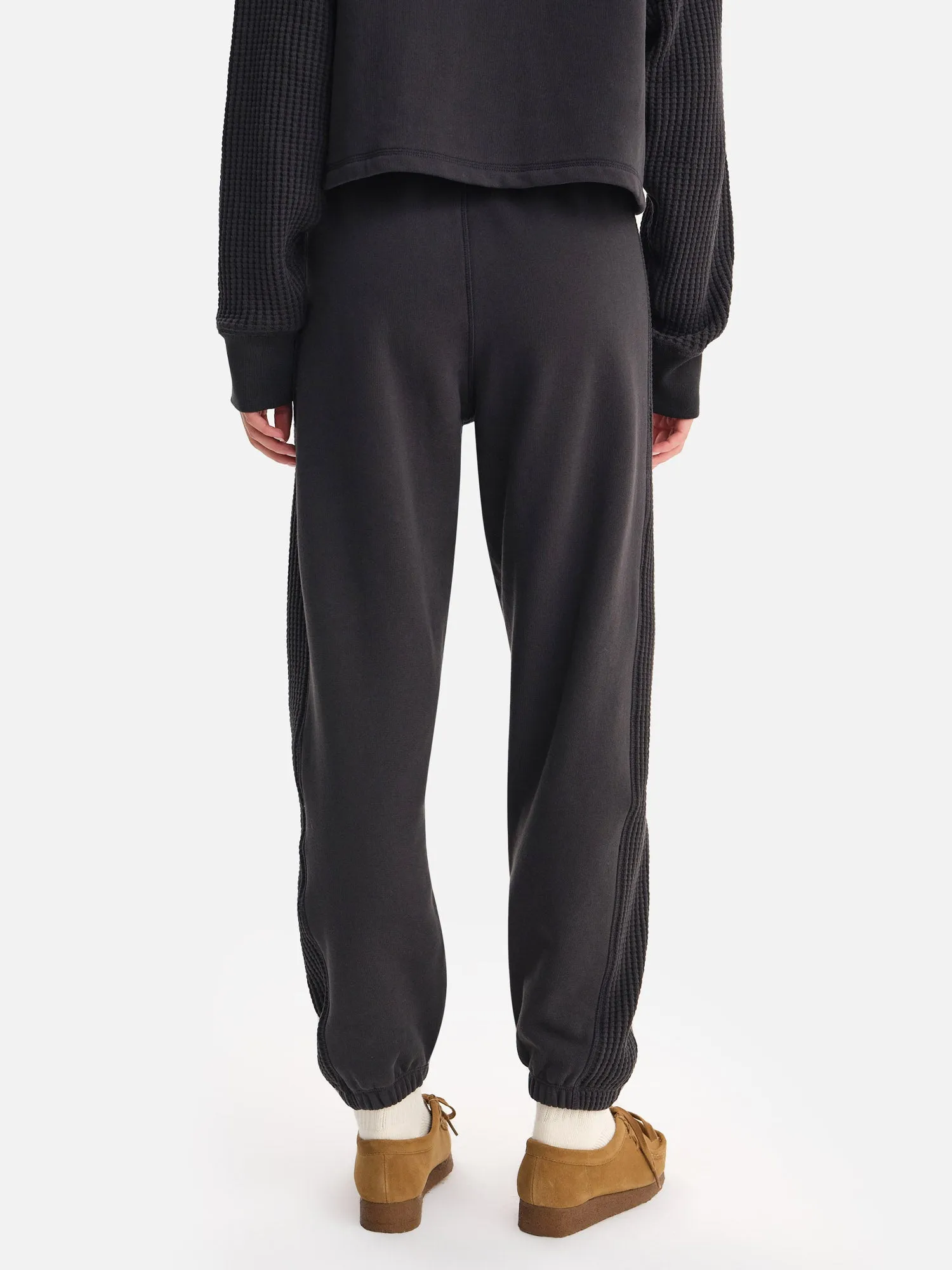 Organic Fleece and Waffle Relaxed Pocket Sweatpant sold by MATE the Label product image thumbnail 5