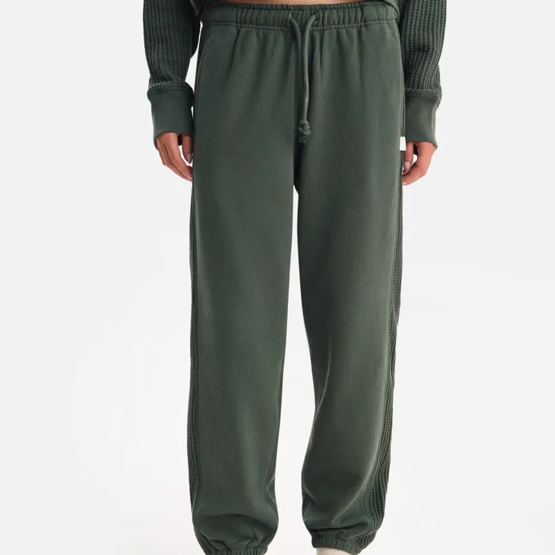 Organic Fleece and Waffle Relaxed Pocket Sweatpant sold by MATE the Label