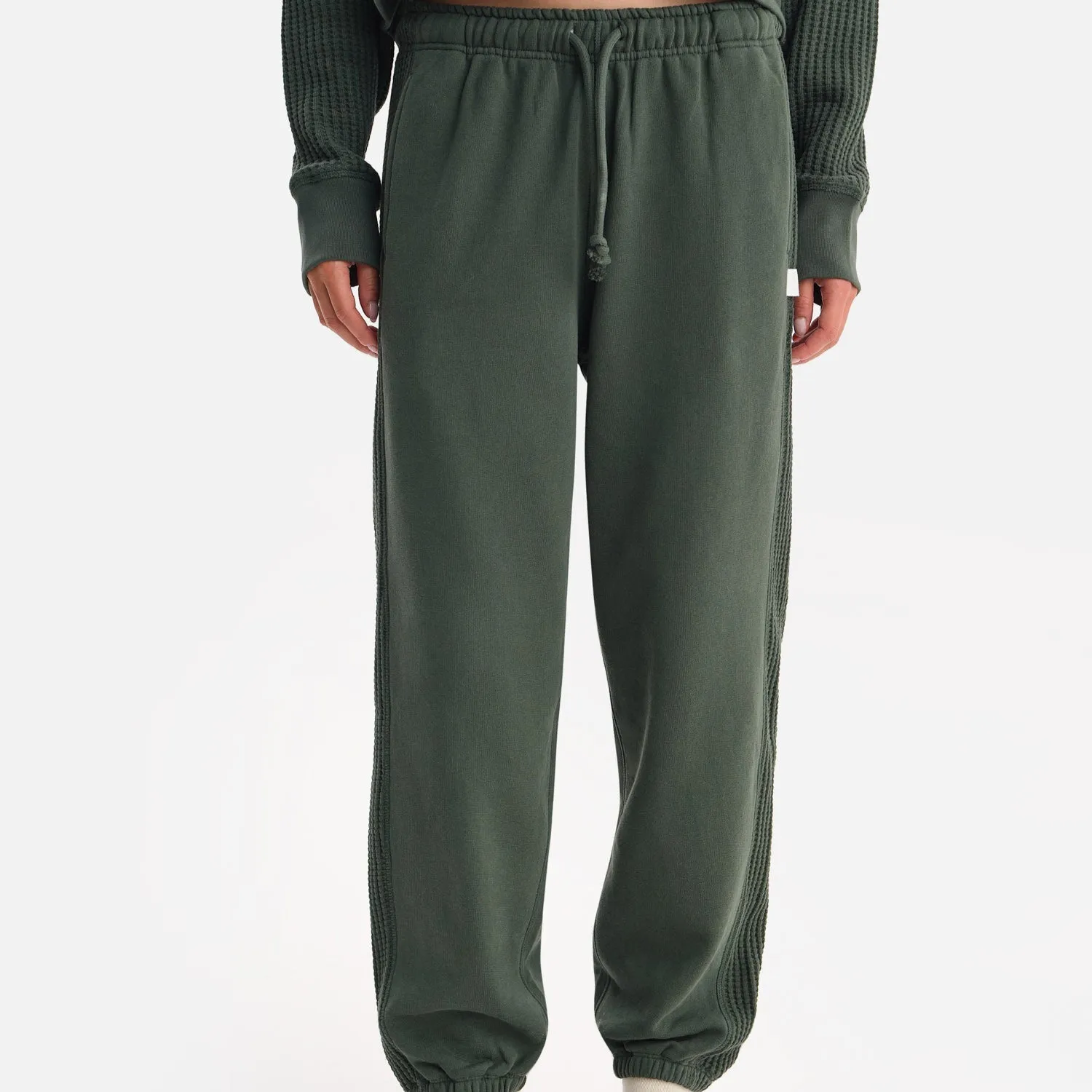 Organic Fleece and Waffle Relaxed Pocket Sweatpant sold by MATE the Label