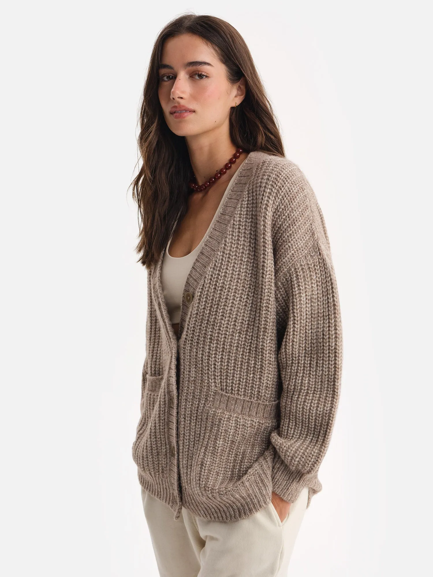 Luxe Alpaca Oversized Cardigan sold by MATE the Label product image thumbnail 4