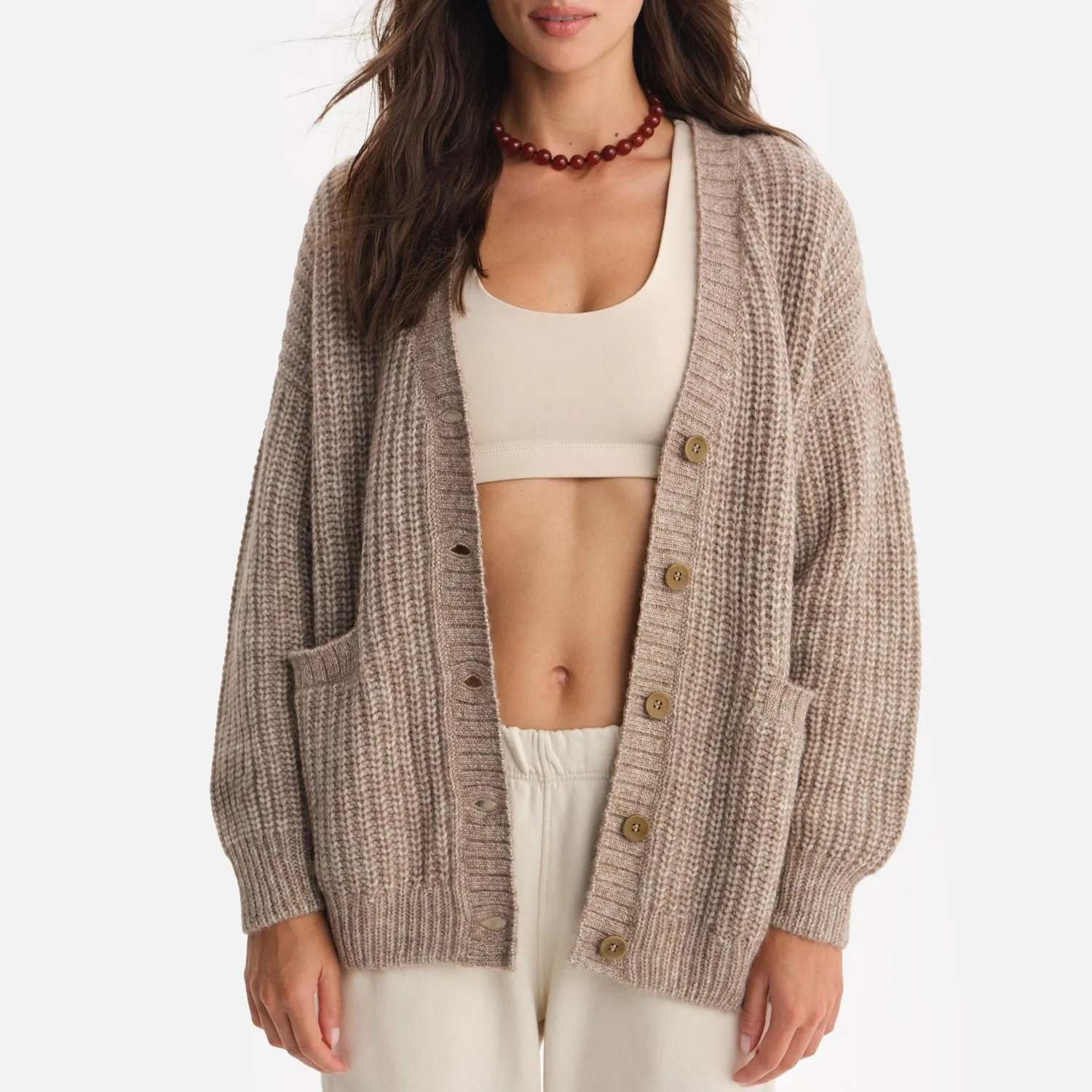 Luxe Alpaca Oversized Cardigan sold by MATE the Label