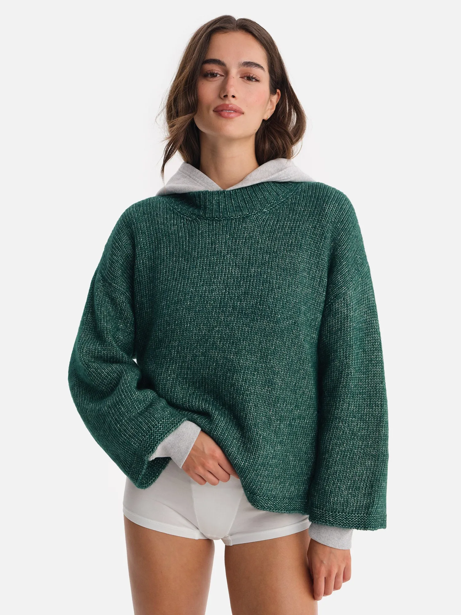 Luxe Alpaca Crewneck Pullover sold by MATE the Label product image thumbnail 2