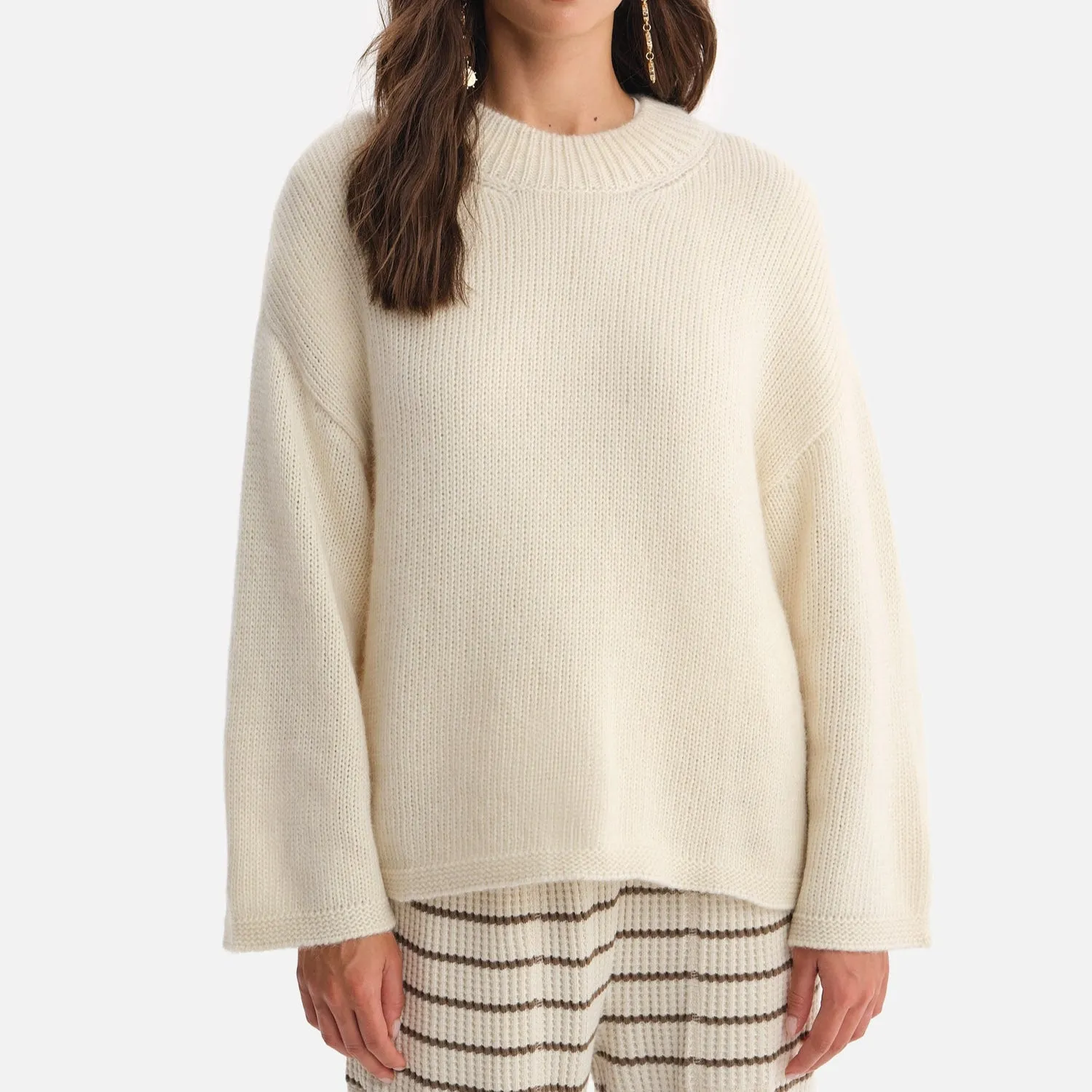 Luxe Alpaca Crewneck Pullover sold by MATE the Label