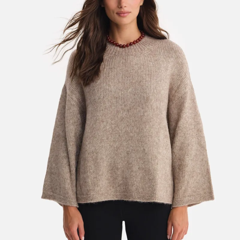 Luxe Alpaca Crewneck Pullover sold by MATE the Label