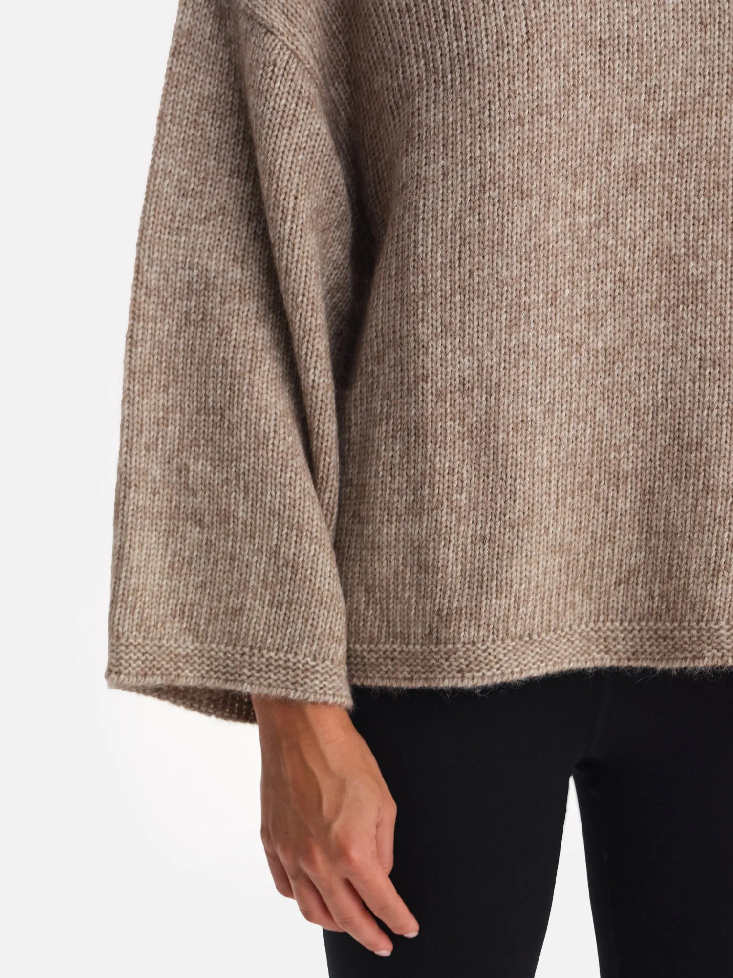 Luxe Alpaca Crewneck Pullover sold by MATE the Label product image thumbnail 3