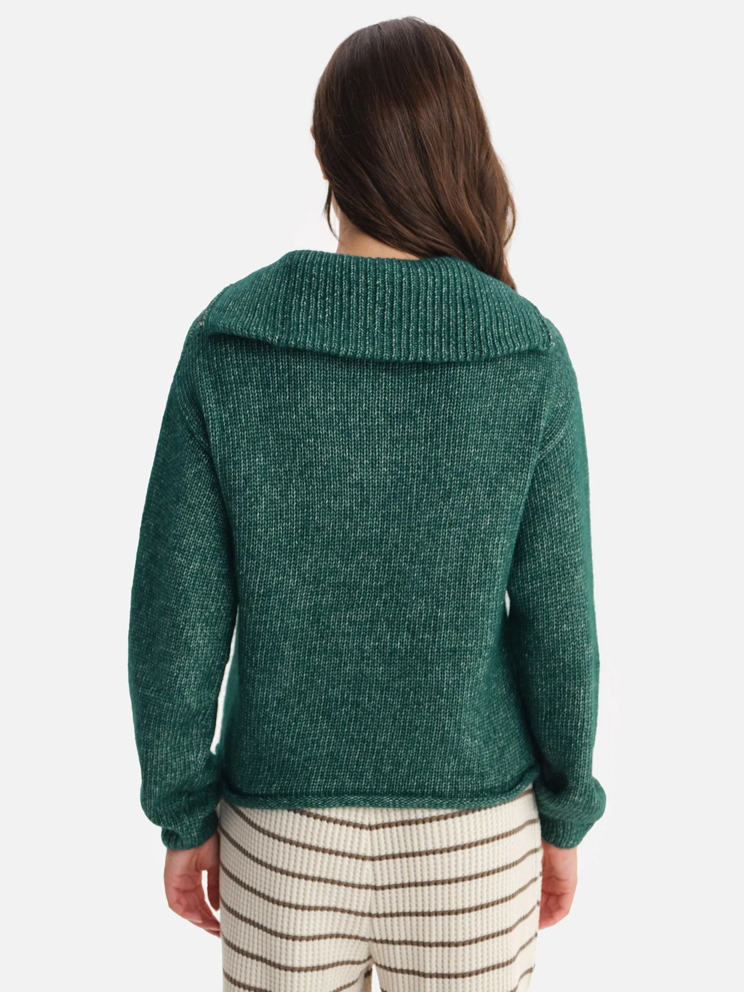 Luxe Alpaca Half-Zip Sweater sold by MATE the Label product image thumbnail 5