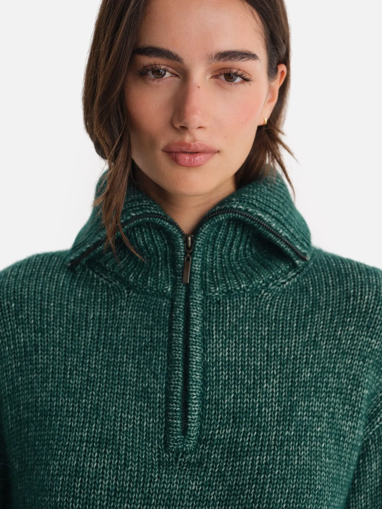 Luxe Alpaca Half-Zip Sweater sold by MATE the Label product image thumbnail 3