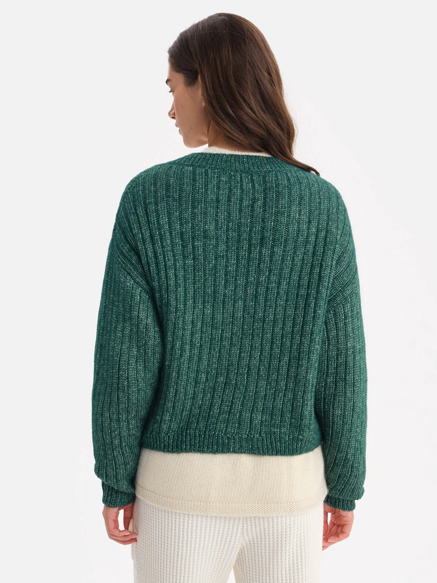 Luxe Alpaca Ribbed Cardigan sold by MATE the Label product image thumbnail 5