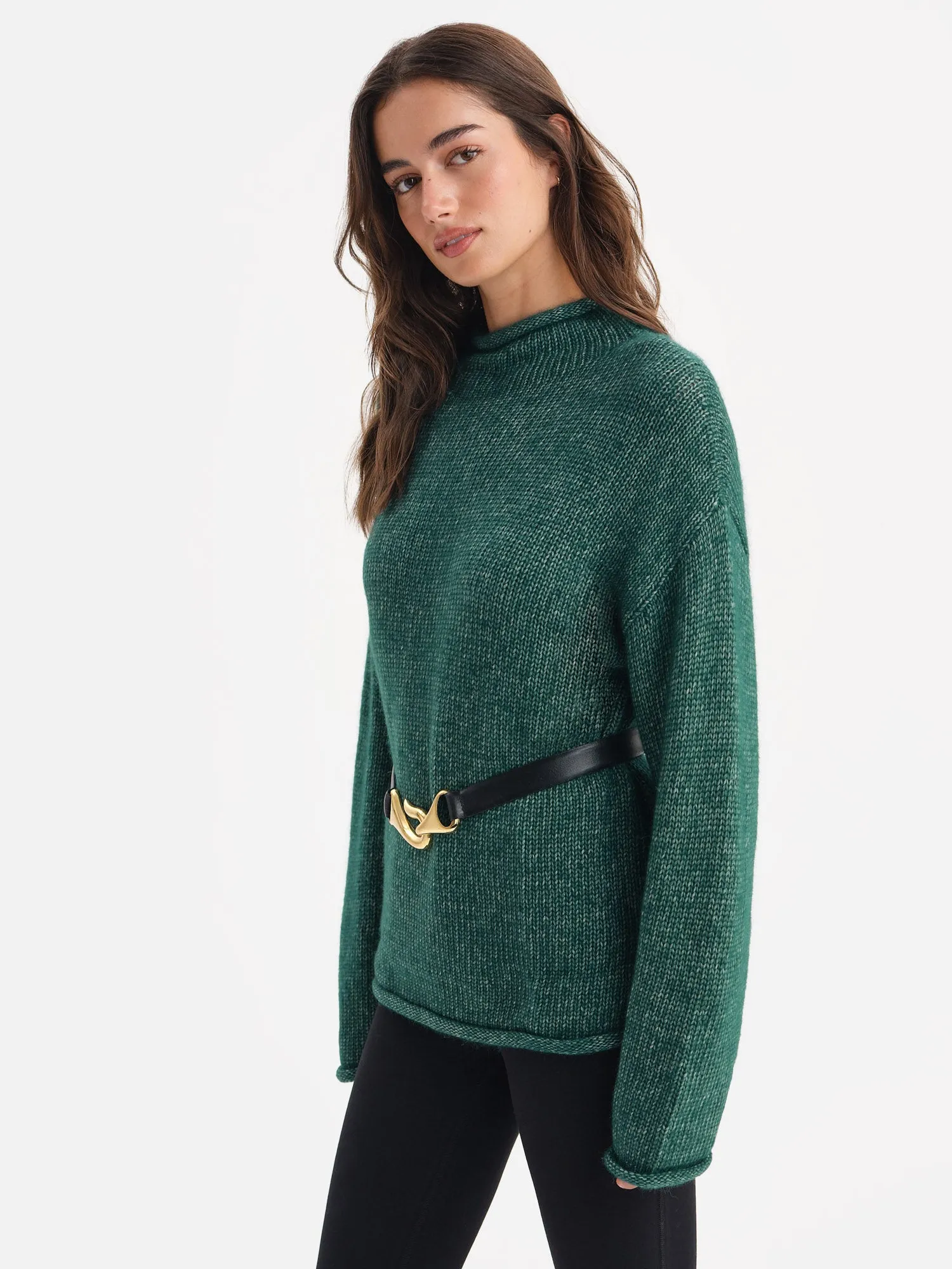Luxe Alpaca Rollneck Sweater sold by MATE the Label product image thumbnail 4