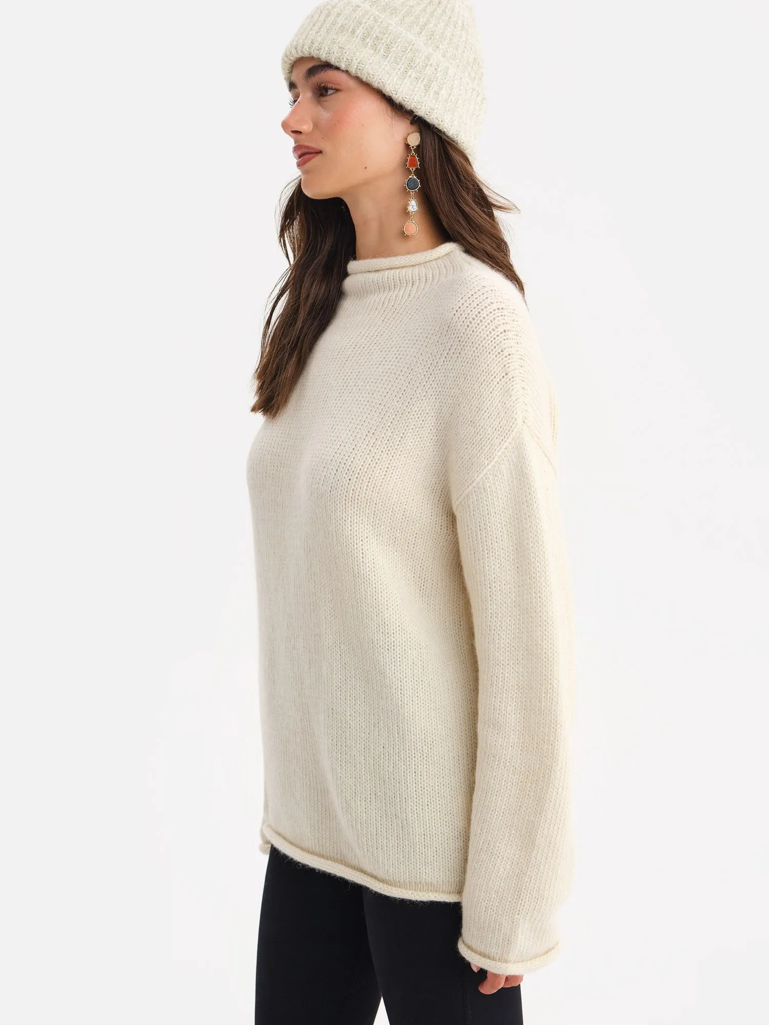 Luxe Alpaca Rollneck Sweater sold by MATE the Label product image thumbnail 4