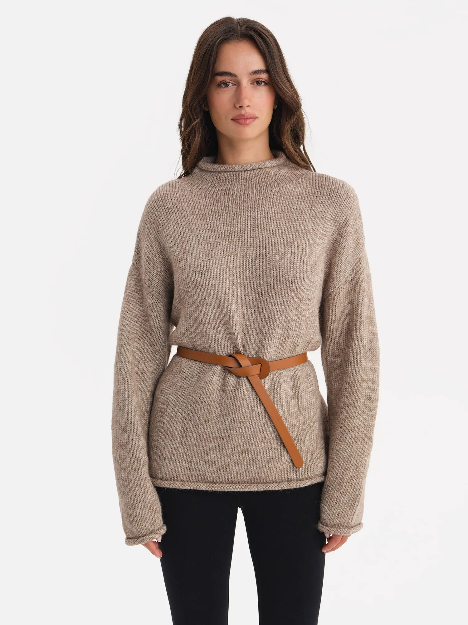 Luxe Alpaca Rollneck Sweater sold by MATE the Label product image thumbnail 2