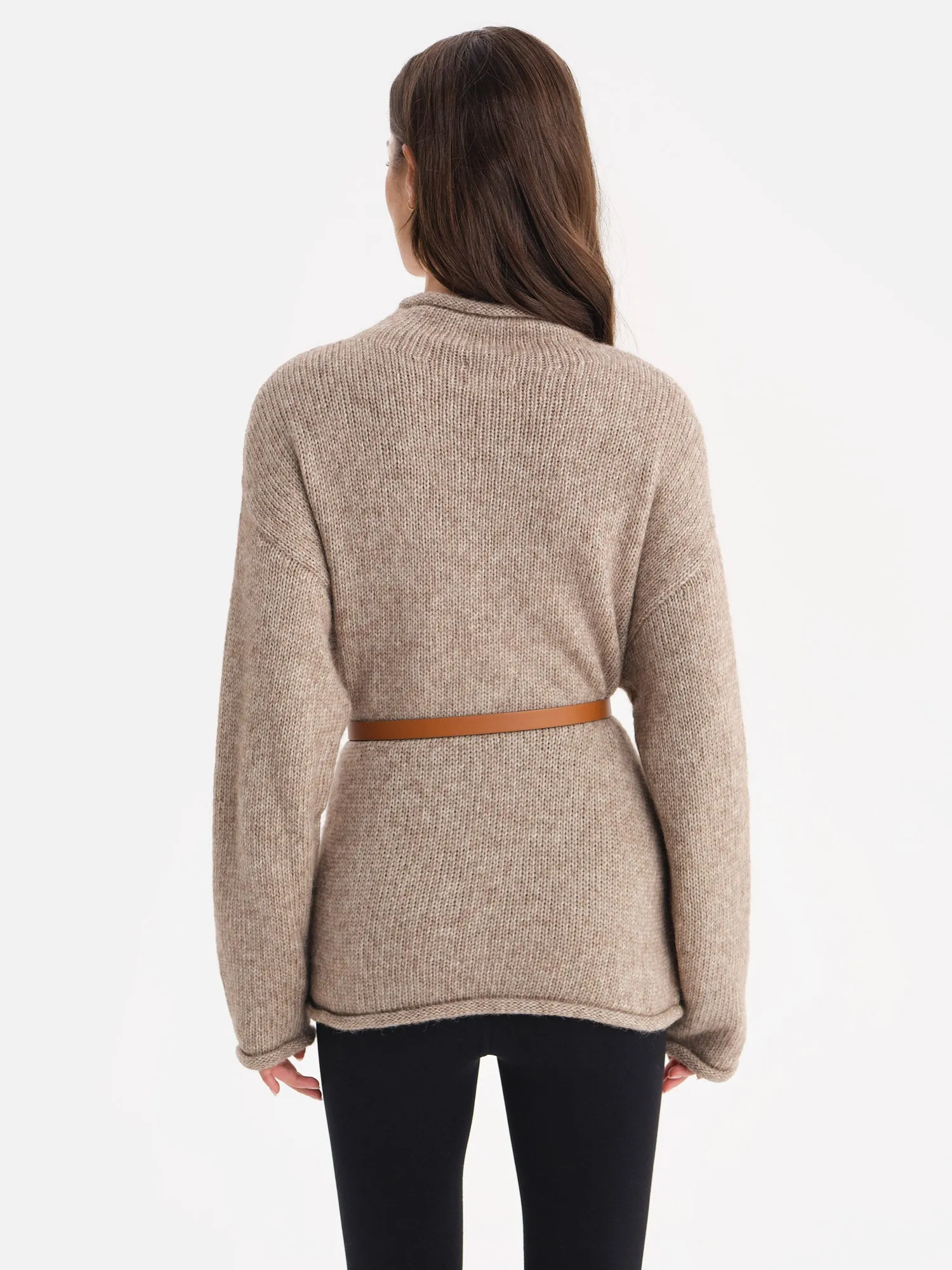 Luxe Alpaca Rollneck Sweater sold by MATE the Label product image thumbnail 5