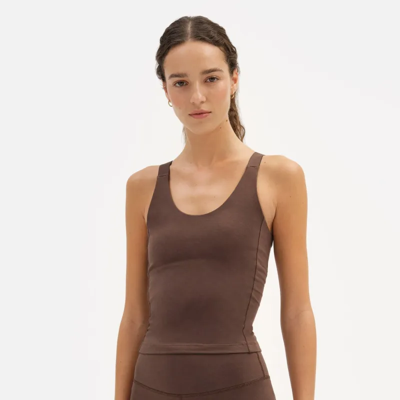 Organic Stretch U-Neck Tank sold by MATE the Label