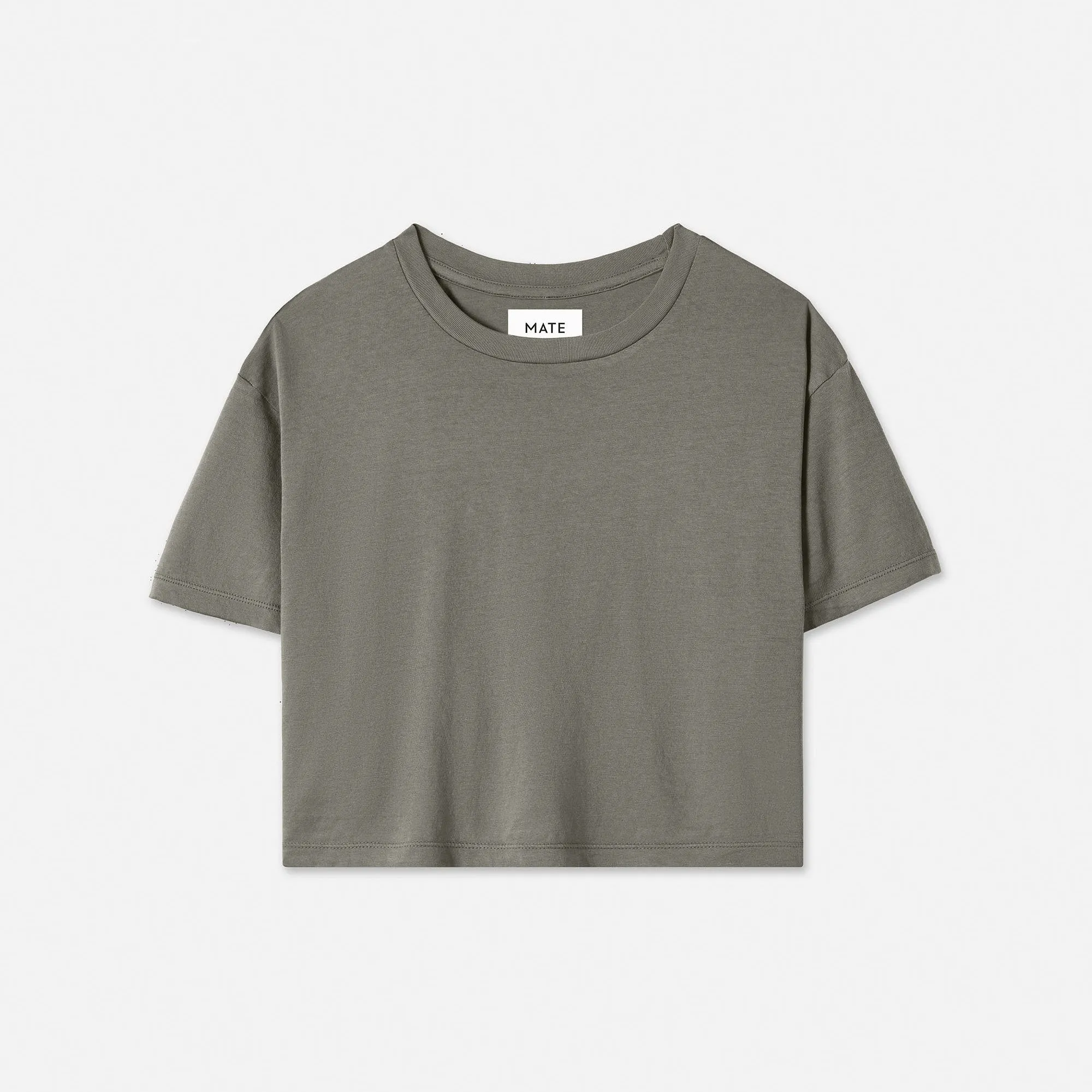 Organic Cotton Relaxed Crop Tee sold by MATE the Label