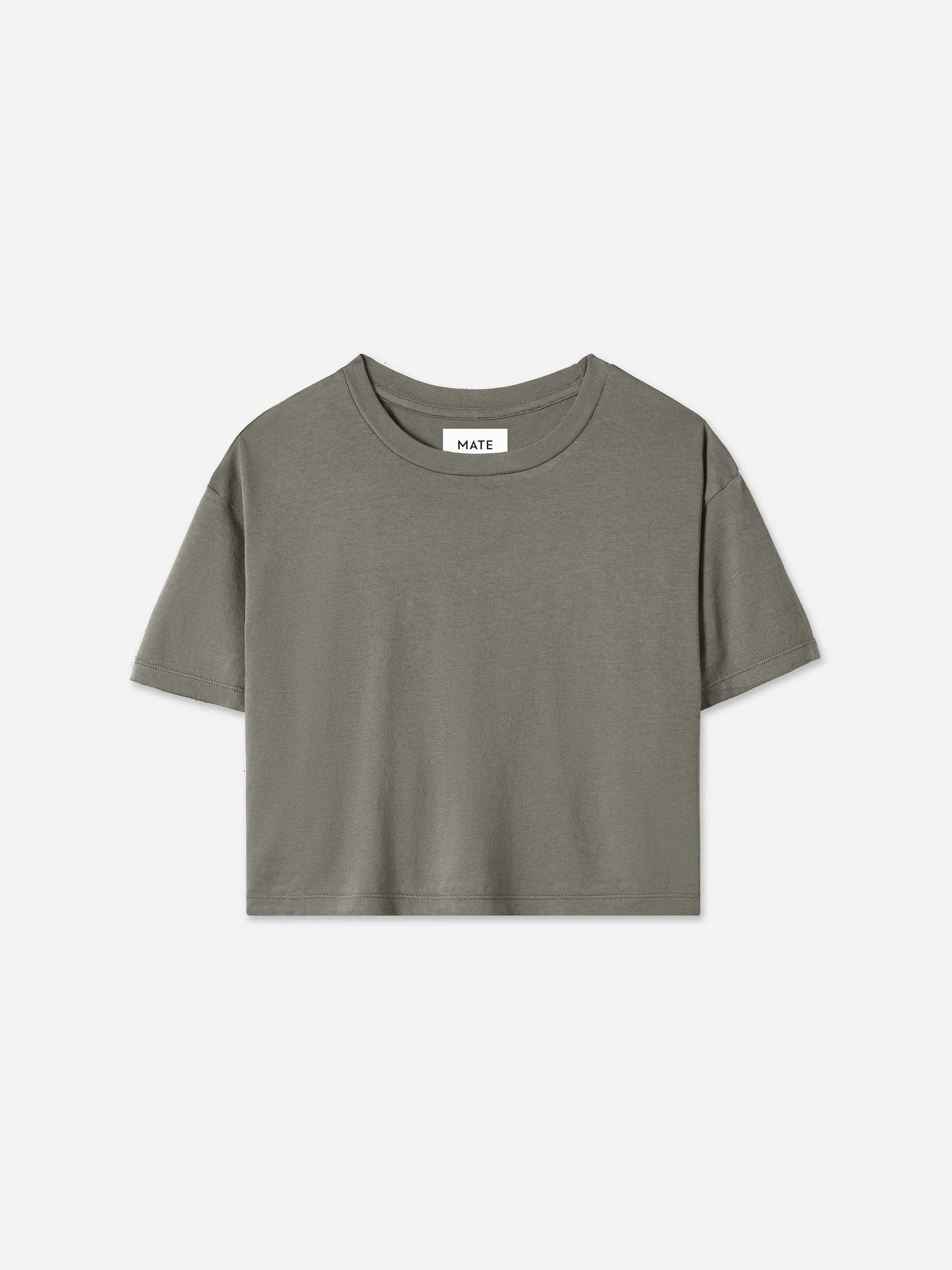 Organic Cotton Relaxed Crop Tee sold by MATE the Label product image thumbnail 3
