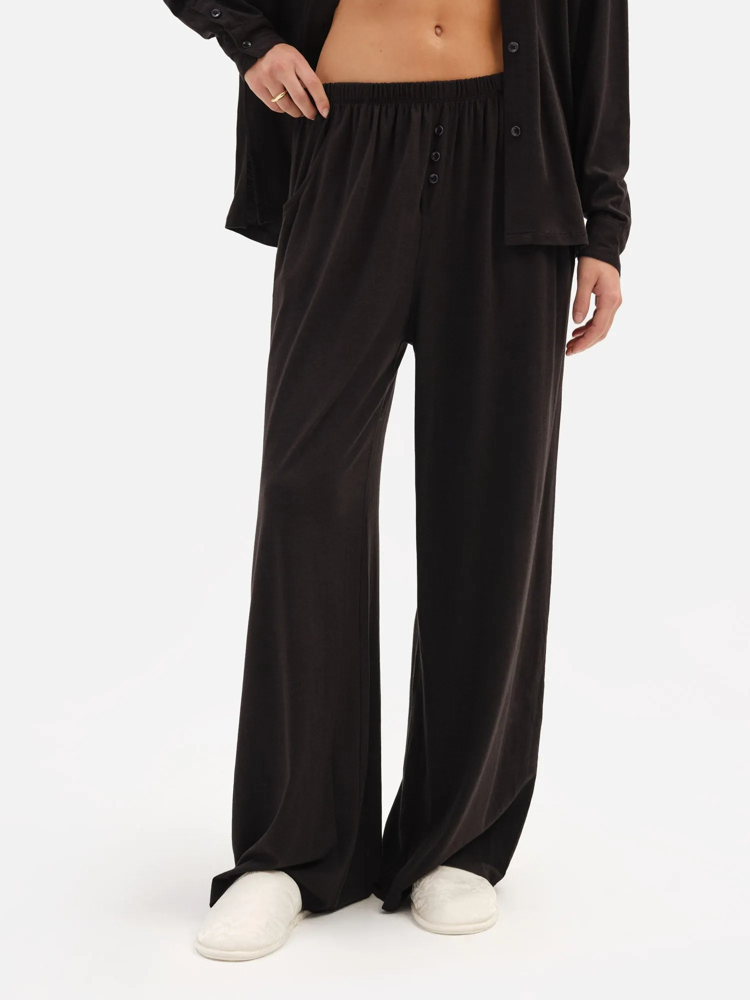 Tencel Sleep Wide Leg Pant sold by MATE the Label product image thumbnail 2